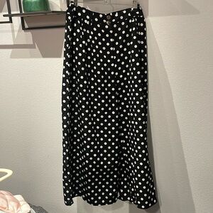 Petal & Pup Heritage Pant, black polka dot. Size US 12